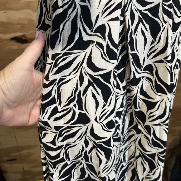 A New Day Y2K Babydoll Midi Dress Puff Sleeve Women's Size 8 Cottage Peasant - Picture 8 of 15